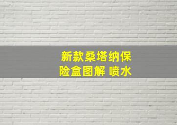 新款桑塔纳保险盒图解 喷水